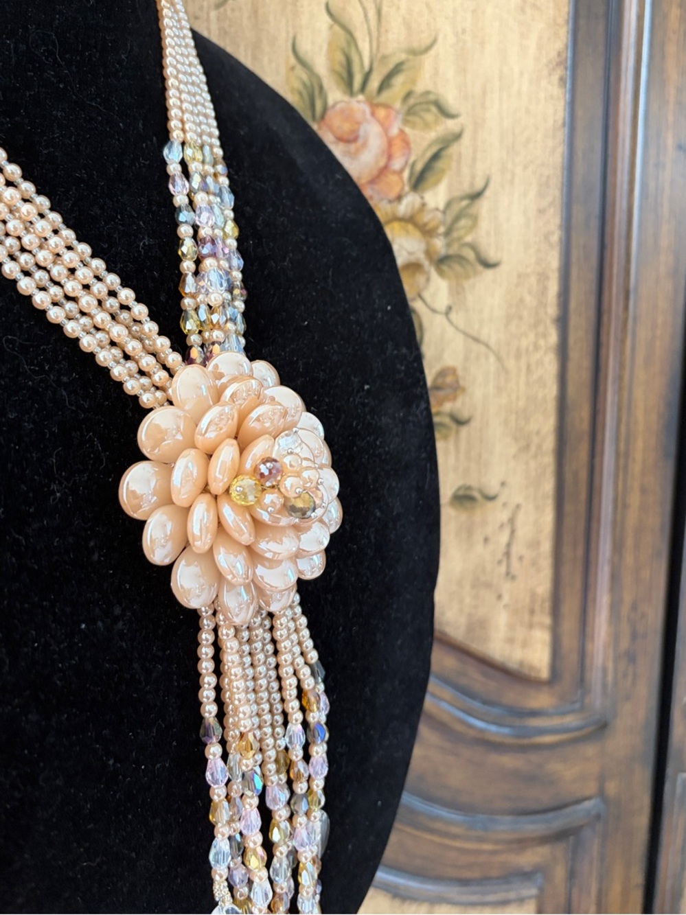 Joan Rivers Classics Collection Vintage Champagne Starlet Multi-Strand Necklace - Picture 4 of 14